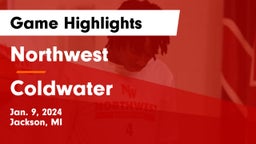 Northwest  vs Coldwater  Game Highlights - Jan. 9, 2024
