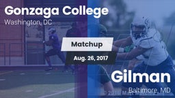 Matchup: Gonzaga  vs. Gilman  2017