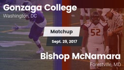 Matchup: Gonzaga  vs. Bishop McNamara  2017