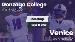 Matchup: Gonzaga  vs. Venice  2020