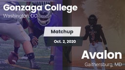 Matchup: Gonzaga  vs. Avalon  2020