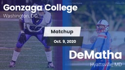 Matchup: Gonzaga  vs. DeMatha  2020