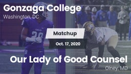 Matchup: Gonzaga  vs. Our Lady of Good Counsel  2020