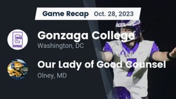 Recap: Gonzaga College  vs. Our Lady of Good Counsel  2023