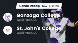 Recap: Gonzaga College  vs. St. John's College  2023