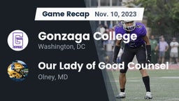 Recap: Gonzaga College  vs. Our Lady of Good Counsel  2023