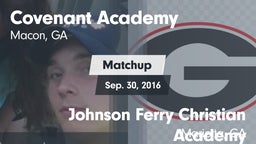 Matchup: Covenant Academy vs. Johnson Ferry Christian Academy 2016