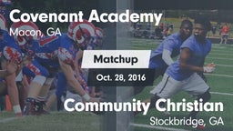 Matchup: Covenant Academy vs. Community Christian  2016
