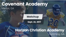Matchup: Covenant Academy vs. Horizon Christian Academy  2017