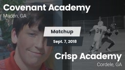 Matchup: Covenant Academy vs. Crisp Academy  2018