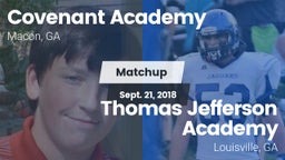 Matchup: Covenant Academy vs. Thomas Jefferson Academy  2018