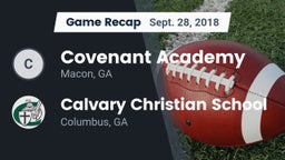 Recap: Covenant Academy  vs. Calvary Christian School 2018