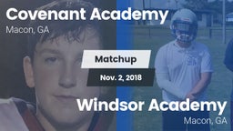 Matchup: Covenant Academy vs. Windsor Academy  2018