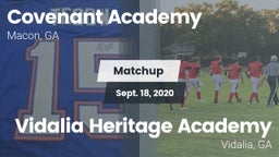 Matchup: Covenant Academy vs. Vidalia Heritage Academy 2020