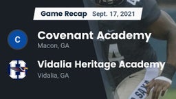 Recap: Covenant Academy  vs. Vidalia Heritage Academy 2021