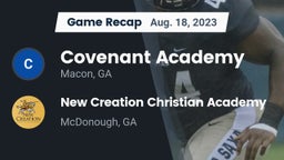 Recap: Covenant Academy  vs. New Creation Christian Academy 2023