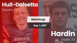 Matchup: Hull-Daisetta vs. Hardin  2017