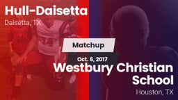 Matchup: Hull-Daisetta vs. Westbury Christian School 2017