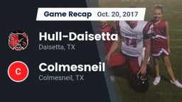 Recap: Hull-Daisetta  vs. Colmesneil  2017