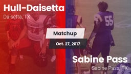 Matchup: Hull-Daisetta vs. Sabine Pass  2017