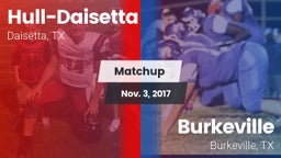 Matchup: Hull-Daisetta vs. Burkeville  2017