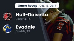 Recap: Hull-Daisetta  vs. Evadale  2017
