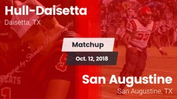 Matchup: Hull-Daisetta vs. San Augustine  2018