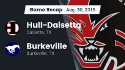 Recap: Hull-Daisetta  vs. Burkeville  2019