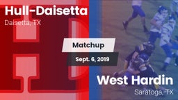 Matchup: Hull-Daisetta vs. West Hardin  2019