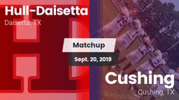 Matchup: Hull-Daisetta vs. Cushing  2019