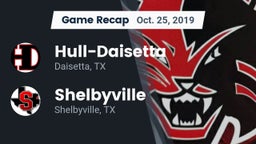 Recap: Hull-Daisetta  vs. Shelbyville  2019