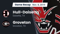 Recap: Hull-Daisetta  vs. Groveton  2019