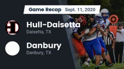 Recap: Hull-Daisetta  vs. Danbury  2020