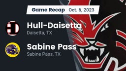 Recap: Hull-Daisetta  vs. Sabine Pass  2023