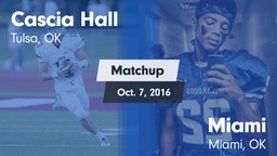 Matchup: Cascia Hall vs. Miami  2016