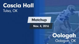Matchup: Cascia Hall vs. Oologah  2016