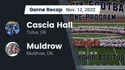 Recap: Cascia Hall  vs. Muldrow  2022