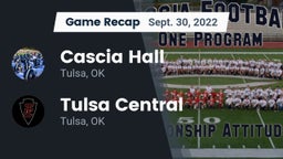 Recap: Cascia Hall  vs. Tulsa Central  2022