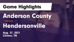 Anderson County  vs Hendersonville Game Highlights - Aug. 27, 2021