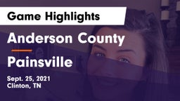Anderson County  vs Painsville Game Highlights - Sept. 25, 2021