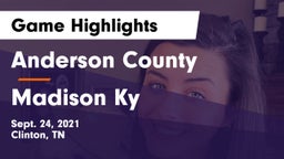 Anderson County  vs Madison Ky Game Highlights - Sept. 24, 2021