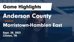 Anderson County  vs Morristown-Hamblen East  Game Highlights - Sept. 28, 2023