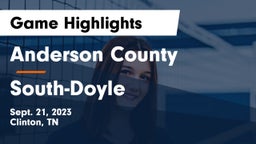 Anderson County  vs South-Doyle  Game Highlights - Sept. 21, 2023