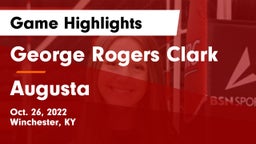 George Rogers Clark  vs Augusta  Game Highlights - Oct. 26, 2022
