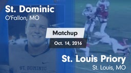 Matchup: St. Dominic vs. St. Louis Priory  2016