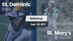 Matchup: St. Dominic vs. St. Mary's  2017