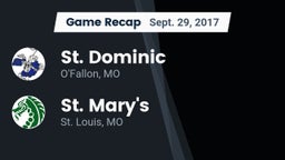 Recap: St. Dominic  vs. St. Mary's  2017