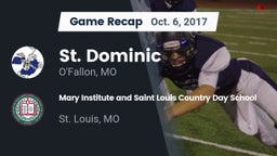 Recap: St. Dominic  vs. Mary Institute and Saint Louis Country Day School 2017