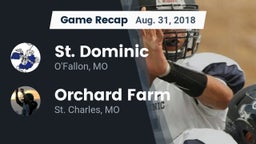 Recap: St. Dominic  vs. Orchard Farm  2018