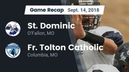 Recap: St. Dominic  vs. Fr. Tolton Catholic  2018